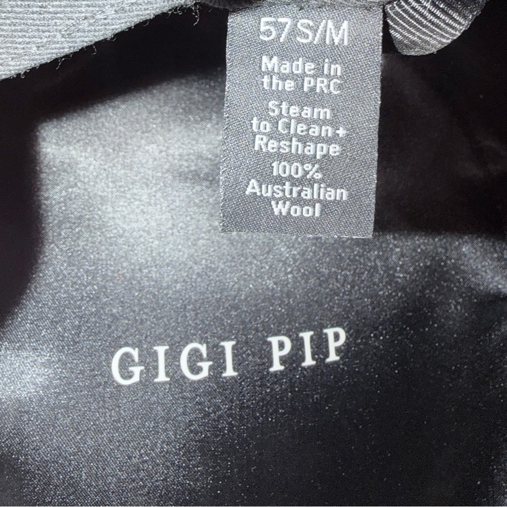 GIGI PIP Tan Australian wool Hat - Picture 8 of 8